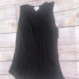 Lularoe black tank top